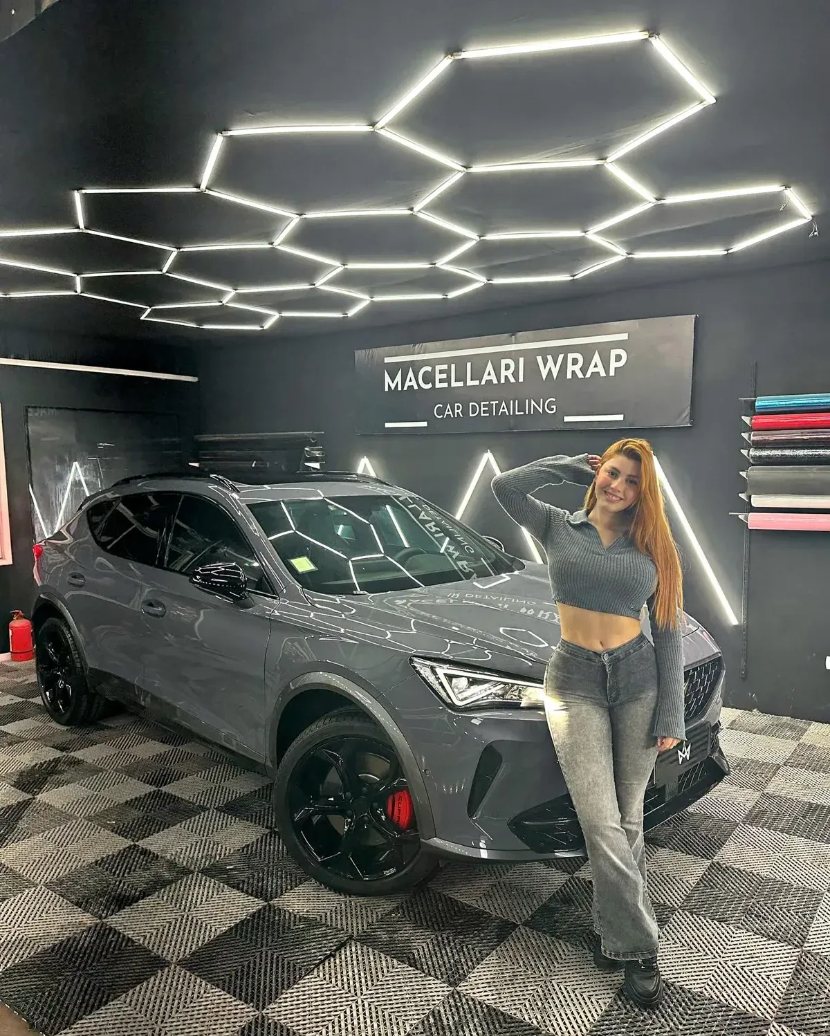 Satin Black Full Wrap — Ford Mustang